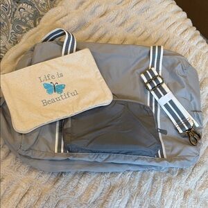 Small Packaway Duffle Tote Bag with Pouch